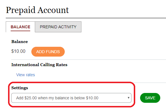 add funds