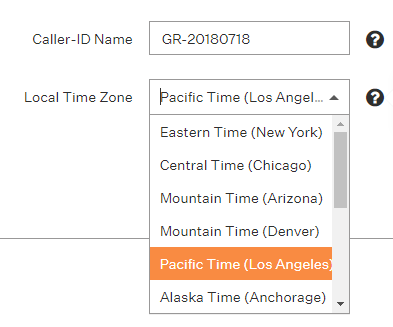 time zone