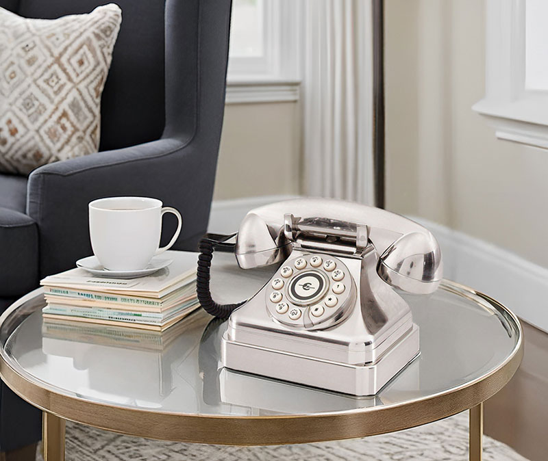 Ooma Retro Phone - Ooma Retro Chrome Phone
