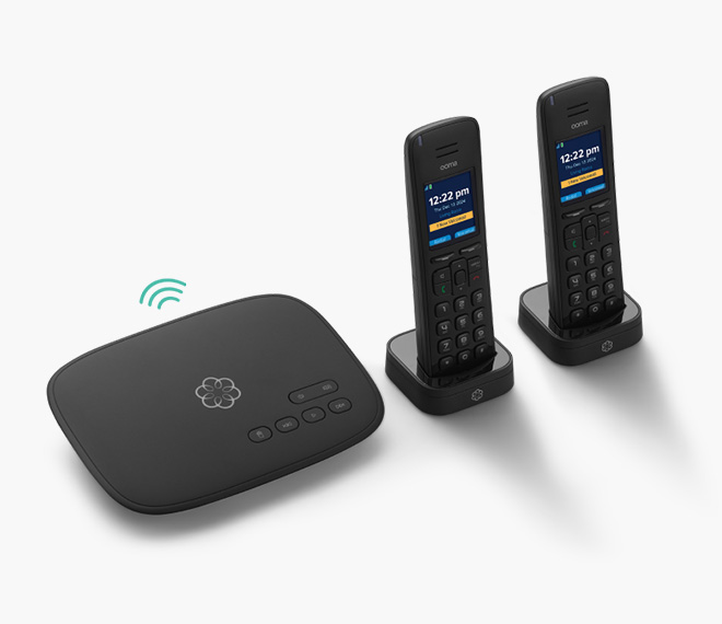 Ooma Telo Air With Two HD3 Handsets