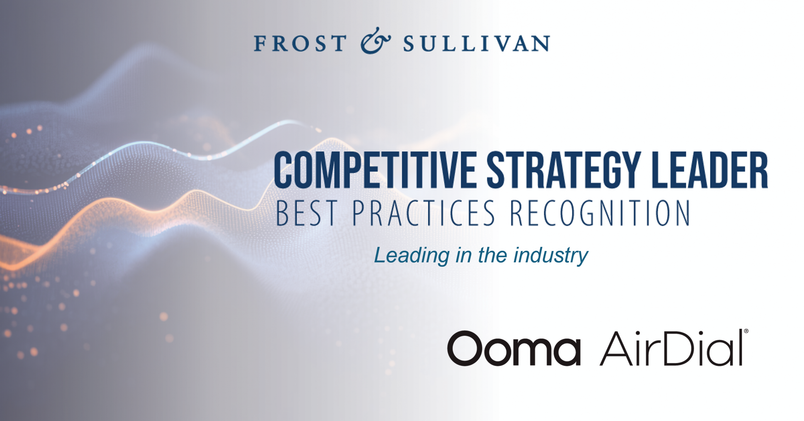 Frost & Sullivan recognize Ooma AirDial in 2026 for POTS replacement leadership